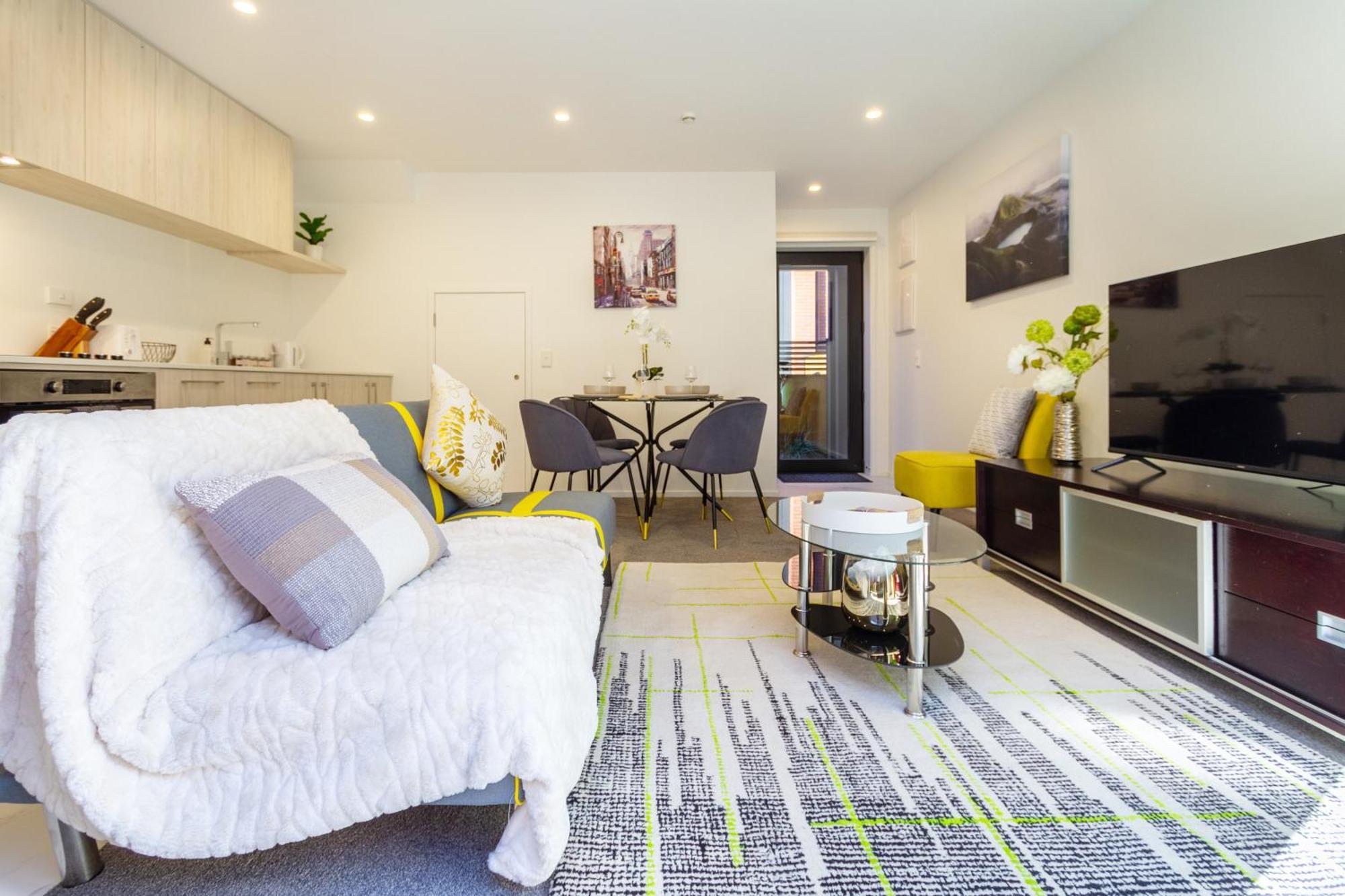 Central Escape On Cashel Street 2 Bed 2 Bath Christchurch Dış mekan fotoğraf